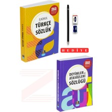 Mercan Okul Yayınları Ilkokul Türkçe Sözlük ve Deyimler ve Atasözleri 2'li Sözlük Seti(Kalem Seti Hediyeli)