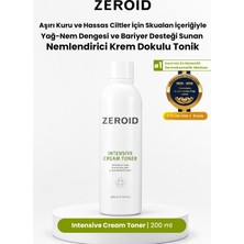 Zeroid Yağ-Nem Dengesi ve Bariyer Desteği Sunan Nemlendirici Krem Dokulu Tonik Zeroıd Intensive Cream Toner