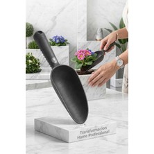 Asitan 2'li Bahçe Küreği Seti, Plastik, Ölçekli, Çok Amaçlı, 30 Cm, Toprak ve Pet Mama Aktarma
