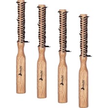 Asitan Side Askılı Kırçıl Desenli Saç Fırçası 18MM x 10 Sıra (4 Paketi)