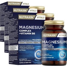 Asitan Magnesium Complex Gıda Takviyesi, 60 Tablet (3 Paketi)