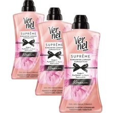 Asitan Vernel Max Konsantre Çamaşır Yumuşatıcısı 1200 ml 50 Yıkama Supreme Romance (3 Paketi)