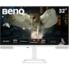 Asitan EW3290U 31,5” 4K UHD 3840X2160 Eğlence Monitörü,%98 P3 | Uzaktan Kumanda | Yapay Zeka Kontrast�