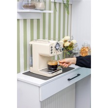 Asitan ZLN2992 Espresso Kahve Makinesi Espresso-Cappiccino-Latte | 15 Bar Süt Köpürtücü | 1100W Retro