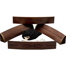 Asitan Premium Oval Lüx Yüksek Kalite Birinci Sınıf Ağaç Okey Set