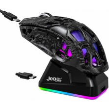 Asitan Jedel GWH-111 Rgb Şarj Standlı 12000 Dpı Triple Bt/2.4ghz/kablolu Hafif Gaming Mouse