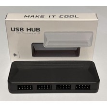 Asitan USB Hub, Çok Portlu Bağlantı Genişletici, Siyah, Kompakt Tasarım