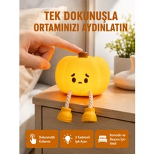Teknodayım Pumpkin Night Light Telefon Tutuculu LED Lamba Yeni Nesil