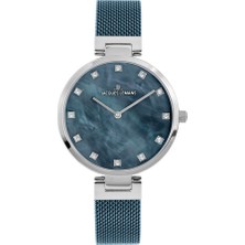 Jacques Lemans Milano 1-2001N Quartz Çelik Mavi/gri 36 mm Kadın Kol Saati