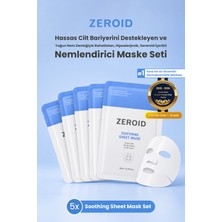 Zeroid Yoğun Nem Desteğiyle Rahatlatan, Seramid Içerikli Nemlendirici Maske Zeroıd Soothing Sheet Mask Set