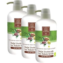 Asitan Doğal Zeytinyağlı Saç Kremi (600 Ml) (3 Paketi)
