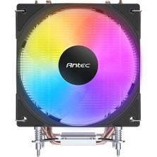 Asitan A450 Frgb 120MM Fargb Fanlı LGA1700/1851/AM5 4x Bakır 180W Borulu Hava Soğutma Cpu Soğutucu