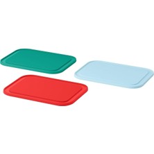 Asitan Kesme Tahtası, Çok Renkli, 22X16 Cm, 3 Parça