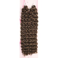 Hsc Bilişim Nice Bulk Afro Su Dalgası Saç - Koyu Kumral