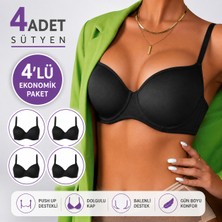 Panivue Kadın Push Up Sütyen Destekli Dolgulu Balenli – Gün Boyu Konfor ve Doğal Dolgunluk