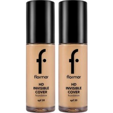 Asitan Cover Hd Hafif Yapılı Yarı Parlak Bitişli SPF30 Fondöten 080 Sft Beıge