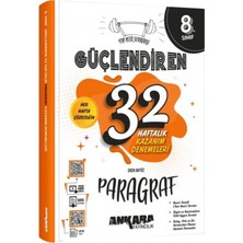 Akm Kitap 8. Sınıf Paragraf Güçlendiren 32 Haftalık Kazanım Denemeleri Ankara Yayıncılık
