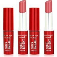 Asitan Bright Lipstick No 106 Peachy Pink - Parlak Ruj 2 Paketi