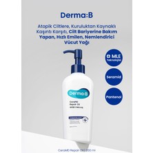 Atopik Ciltlere Kuruluktan Kaynaklı Kaşıntı Bakımı Sunan Hafif Vücut Yağı Derma:b Ceramd Repair Oil