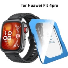 Asitan Huawei Watch Fit 4 Pro ile Uyumlu Kolay Uygulama Aparatlı Cam Ekran Koruyucu