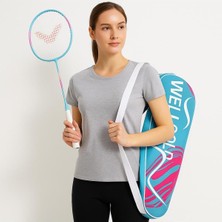 Asitan Badminton Profesyonel Raket Seti Çantalı, 3000-2M, Mavi