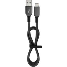 Gees Global 12 Watt 2.4A Usb-A To Lightning 1.2m Hızlı Şarj Kablosu Siyah FC35