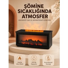 Teknodayım Efektli Aroma Yayıcı Hava Nemlendirici Uzaktan Kumandalı Gece Lambası