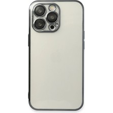 Ankaverse®  iPhone 13 Pro Max Kılıf  Lensli Silikon - Siyah