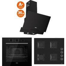 Ferre Flowart Serisi (QBL62CS-SS205-D063 Sa) Ankastre Set