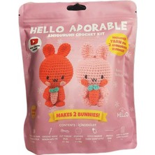 Asitan Adorable Amigurumi Crochet Kit Beatrice The Bunny 2 Li