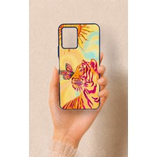 Vip Case Vivo Y33S Uyumlu Güneşin Kaplanı Desenli Silikon Kılıf