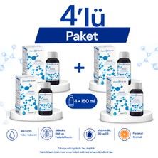 Barifit Pure Focus Sitikolin, Fosfatidilserin, Krill Yağı ve Vitamin Içeren Sıvı Takviye Edici Gıda | 150 ml x 4 Kutu | Odak ve Zihinsel Performans Desteği