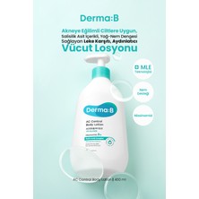 Akneye Eğilimli Ciltlere Leke Karşıtı Aydınlatıcı Vücut Losyonu Derma:b Ac Control Body Lotion