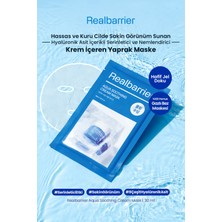 Hassas Cildi Serinleten Nemlendirici Krem Içeren Kağıt Maske Realbarrıer Aqua Soothing Cream Mask