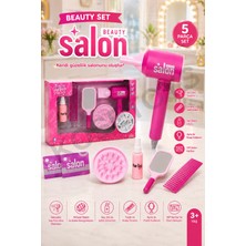 KoseToys Kız Oyuncak Saç Tasarım ve Güzellik Salonu Oyun Seti Kaliteli Sesli ve Işıklı