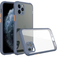 Ankaverse®  iPhone 11 Pro Kılıf Miami Şeffaf Silikon - Gri