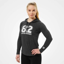 Better Bodies Varsity Hoodie - Graphite Melange