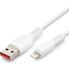 Gees Global USB Lightning Şarj ve Data Kablosu 3.4A 20W 1 M - Beyaz ND1153