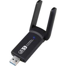 Gees Global Kablosuz Wifi Alıcı AC1300 Mbps Dual Band USB 3.0 Adaptör