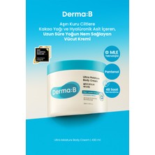 Aşırı Kuru Ciltlere Uzun Süre Yoğun Nem Sağlayan Vücut Kremi Derma:b Ultra Moisture Body Cream