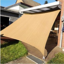 Asitan Gölgelik File Krem 2x3 Metre Bahçe Filesi Örtü Gölgeleme Kumaşı Tentesi Bej 3 x 2