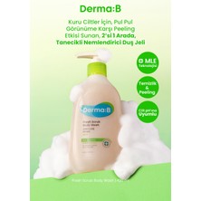 Kuru Ciltler Için Peeling Etkisi Sunan Tanecikli Nemlendirici Duş Jeli Derma:b Fresh Scrub Body Wash