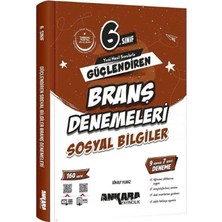 Akm Kitap 6. Sınıf Sosyal Bilgiler Güçlendiren Branş Denemeleri Ankara Yayıncılık