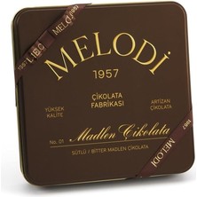 Asitan 1957 Serisi Metal Hediye Kutu Madlen Çikolata, 384G, Sütlü ve Bitter