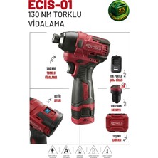Retools Bordo Şarjlı Torklu Vidalama