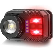 Gees Global Peakstar PS-571 Sensör Xpg Cob LED USB Şarj Edilebilir Lityum Pilli Zoomlu Kafa Lambası