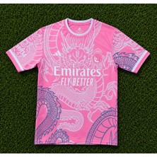 Yeni Sezon Real Madrid Özel Tasarım Pembe Dragon Isimsiz Yetişkin