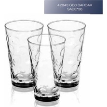 Uslucan Alışveriş Sigma Bardak 42843 3'lü Sade -SGM09078 42843