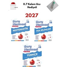 Nartest 2027 7. Sınıf Matematik, Fen Bilimleri ve Türkçe Soru Hazinesi + 0.7 Kalem Ucu Hediyeli