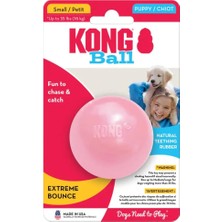 Kong Puppy Ball Delikli Top Yavru Köpek Oyuncağı S